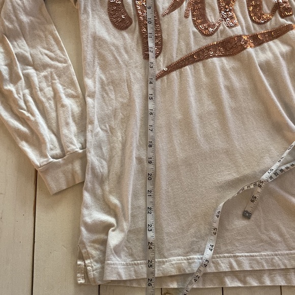 Victoria’s Secret Pink Hoodie in Cream and Rose Gold, Small - Picture 5 of 6